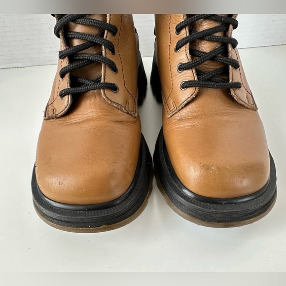 Vintage 90s Docs Dr Martens DM’s 14 Eyelet Tall Chunky Combat Boots - Picture 3 of 10